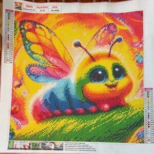 Vibrant Caterpillar Diamond Supply Co. Art Kit
